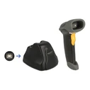 Barcode Scanner Delock 90550, 1D & 2D, ασύρματο, με Βάση Φόρτισης, μαύρο