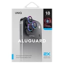 UNIQ Optix Aluguard (DX2) Camera Lens Protector Apple iPhone 18 Pro / iPhone 18 Pro Max iridescent with applicator