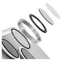 UNIQ Optix Aluguard (DX2) Camera Lens Protector Apple iPhone 18 Pro / iPhone 18 Pro Max silver with applicator