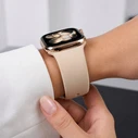 Tech-Protect Silicone Band Apple Watch 8 / 9 / 10 / 11 / 12 / SE / Ultra 44/45/46/49 mm Walnut