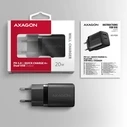 Φορτιστής Πρίζας Axagon Axagon Acu-Pq20 Pd&Qc 20w Black