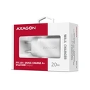 Φορτιστής Πρίζας Axagon Axagon Acu-Pq20w Pd&Qc 20w White