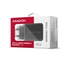 Φορτιστής Πρίζας Axagon Acu-Pq45 Pd&Qc 2-Port 45w Black