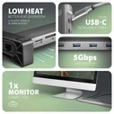 Docking Station Axagon Hmc-10hls Usb 10in1 5gbps,4xusb,Hdmi,Lan,Sd