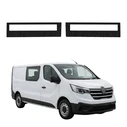 GrizzGlass HeavyDuty Black Door Sill Protective Film Renault Traffic E-Tech 3 Facelift (2021-2026) [2in1]