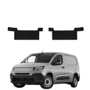 GrizzGlass HeavyDuty Black Front Door Sill Protective Film Fiat Doblo Cargo (2018-2026) [2in1]