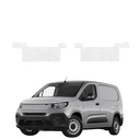 GrizzGlass HeavyDuty White Front Door Sill Protective Film Fiat Doblo Cargo (2018-2026) [2in1]