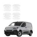 GrizzGlass HeavyDuty White Door Handle Protective Film Fiat Doblo Cargo (2018-2026) [4in1]