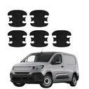 GrizzGlass HeavyDuty Black Door Handle Protective Film Fiat Doblo Cargo (2018-2026) [5in1]