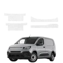 GrizzGlass HeavyDuty White Door Sill Protective Film Fiat Doblo Cargo (2018-2026) [4in1]