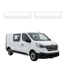 GrizzGlass HeavyDuty White Door Sill Protective Film Renault Traffic 3 Facelift (2020-2026) [2in1]