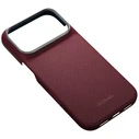 PITAKA Edge Case Argyle MagSafe Apple iPhone 18 Pro / 17 Pro burgundy