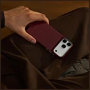 PITAKA Edge Case Argyle MagSafe Apple iPhone 18 Pro / 17 Pro burgundy