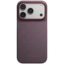 PITAKA Edge Case Argyle MagSafe Apple iPhone 18 Pro / 17 Pro blue-red