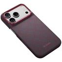 PITAKA Edge Case Argyle MagSafe Apple iPhone 18 Pro / 17 Pro blue-red