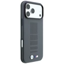 BMW M Blue Perfo Metal Logo MagSafe Apple iPhone 18 Pro / 17 Pro grey