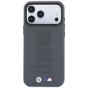 BMW M Blue Perfo Metal Logo MagSafe Apple iPhone 18 Pro Max / 17 Pro Max grey