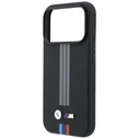 BMW M Quadrille Kevlar Anthracite & Tricolor Print Lines MagSafe Apple iPhone 18 Pro Max / 17 Pro Max black