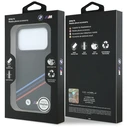 BMW M Quadrille Kevlar Print Tricolor Lines & Metal Logo MagSafe Apple iPhone 18 Pro Max / 17 Pro Max black