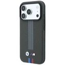 BMW M Quadrille Kevlar Tricolor Print Lines MagSafe Apple iPhone 18 Pro / 17 Pro anthracite