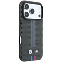 BMW M Quadrille Kevlar Tricolor Print Lines MagSafe Apple iPhone 18 Pro / 17 Pro anthracite