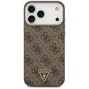 Guess 4G Triangle Logo MagSafe Apple iPhone 18 Pro Max / 17 Pro Max brown silver