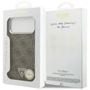Guess 4G Triangle Logo MagSafe Apple iPhone 18 Pro Max / 17 Pro Max brown silver