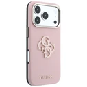 Guess Grained & Big Resin Logo Apple iPhone 18 Pro / 17 Pro pink