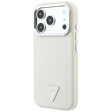 Guess Grained Triangle Logo MagSafe Apple iPhone 18 Pro / 17 Pro beige