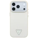 Guess Grained Triangle Logo MagSafe Apple iPhone 18 Pro / 17 Pro beige