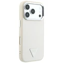 Guess Grained Triangle Logo MagSafe Apple iPhone 18 Pro / 17 Pro beige