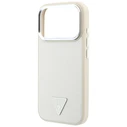 Guess Grained Triangle Logo MagSafe Apple iPhone 18 Pro / 17 Pro beige