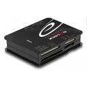 Card Reader Delock 91007 για Micro SD/SD/CF/MS/xD/M2, μαύρο