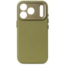 Decoded Leather Backcover Apple iPhone 18 Pro Max / 17 Pro Max MagSafe (moss green)