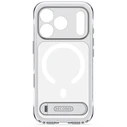 Decoded AntiMicrobial Hybrid Stand Backcover Apple iPhone 18 Pro / 17 Pro MagSafe (clear)