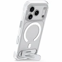 Decoded AntiMicrobial Hybrid Stand Backcover Apple iPhone 18 Pro / 17 Pro MagSafe (frosted white)
