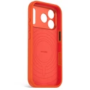 Decoded AntiMicrobial Silicone Backcover Apple iPhone 18 Pro / 17 Pro MagSafe (terracotta)
