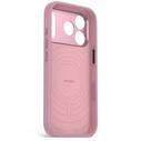 Decoded AntiMicrobial Silicone Backcover Apple iPhone 18 Pro Max / 17 Pro Max MagSafe (rose quartz )