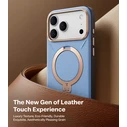 TORRAS Ostand Q3 VegSkin Apple iPhone 18 Pro / 17 Pro MagSafe (blue)
