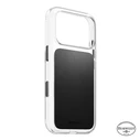 NOMAD Clear Leather Case Apple iPhone 18 Pro / 17 Pro MagSafe, Horween leather (black)