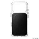NOMAD Clear Leather Case Apple iPhone 18 Pro / 17 Pro MagSafe, Horween leather (black)