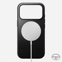 NOMAD Modern Leather Case Apple iPhone 18 Pro / 17 Pro MagSafe, Horween leather (black)