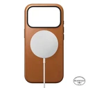 NOMAD Modern Leather Case Apple iPhone 18 Pro / 17 Pro MagSafe, Horween leather (saddle)