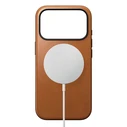 NOMAD Modern Leather Case Apple iPhone 18 Pro / 17 Pro MagSafe, Horween leather (saddle)
