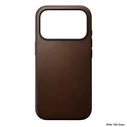 NOMAD Modern Leather Case Apple iPhone 18 Pro / 17 Pro MagSafe, Camino leather (brown)
