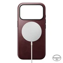 NOMAD Modern Leather Case Apple iPhone 18 Pro / 17 Pro MagSafe, Horween leather (burgundy)