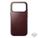 NOMAD Modern Leather Case Apple iPhone 18 Pro / 17 Pro MagSafe, Horween leather (burgundy)