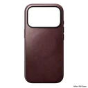 NOMAD Modern Leather Case Apple iPhone 18 Pro / 17 Pro MagSafe, Horween leather (burgundy)