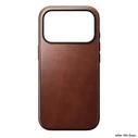 NOMAD Modern Leather Case Apple iPhone 18 Pro / 17 Pro MagSafe, Horween leather (olde dublin)
