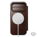 NOMAD Modern Leather Folio Apple iPhone 18 Pro / 17 Pro MagSafe, Horween leather (rustic brown)